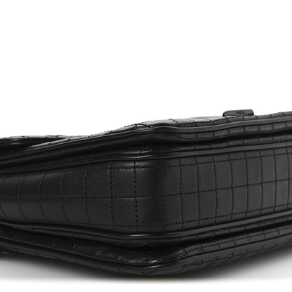 Celine Calfskin Quilted Medium C Bag Black 10 of 11