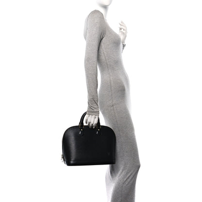 Louis Vuitton Epi Alma PM  Black 2 of 12