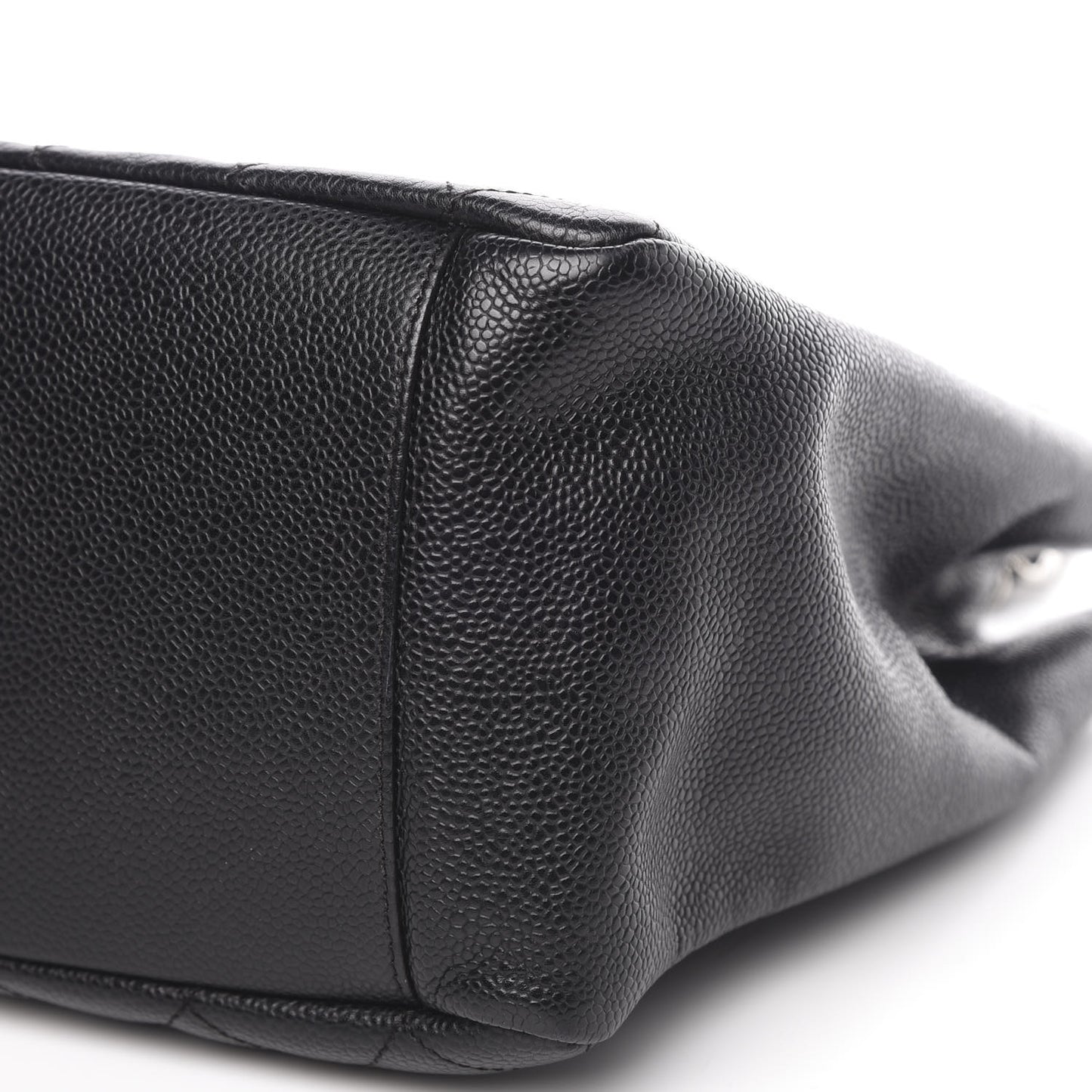 Caviar Quilted Grand Shopping Tote GST Black