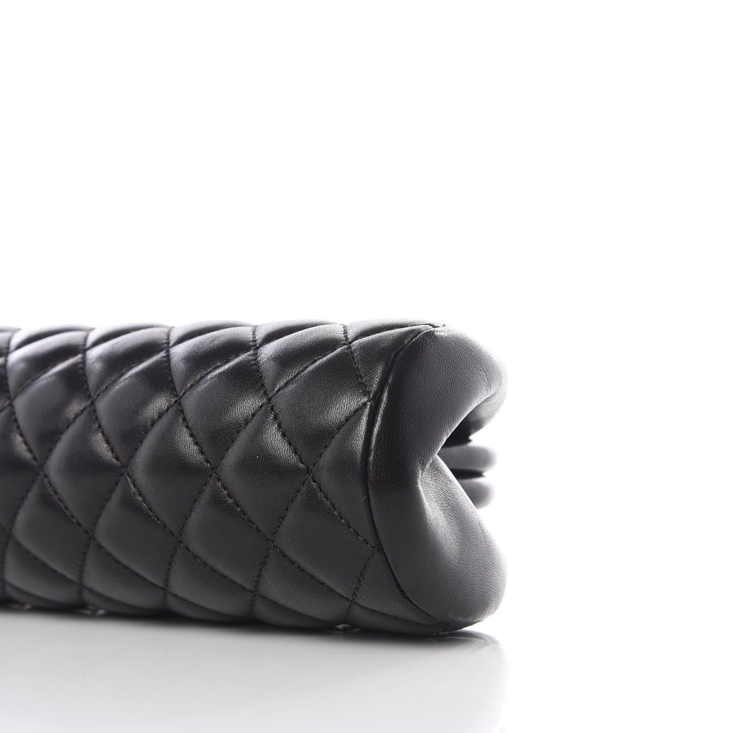Chanel Lambskin Quilted Timeless Clutch Black 8 of 8