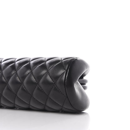 Chanel Lambskin Quilted Timeless Clutch Black 8 of 8