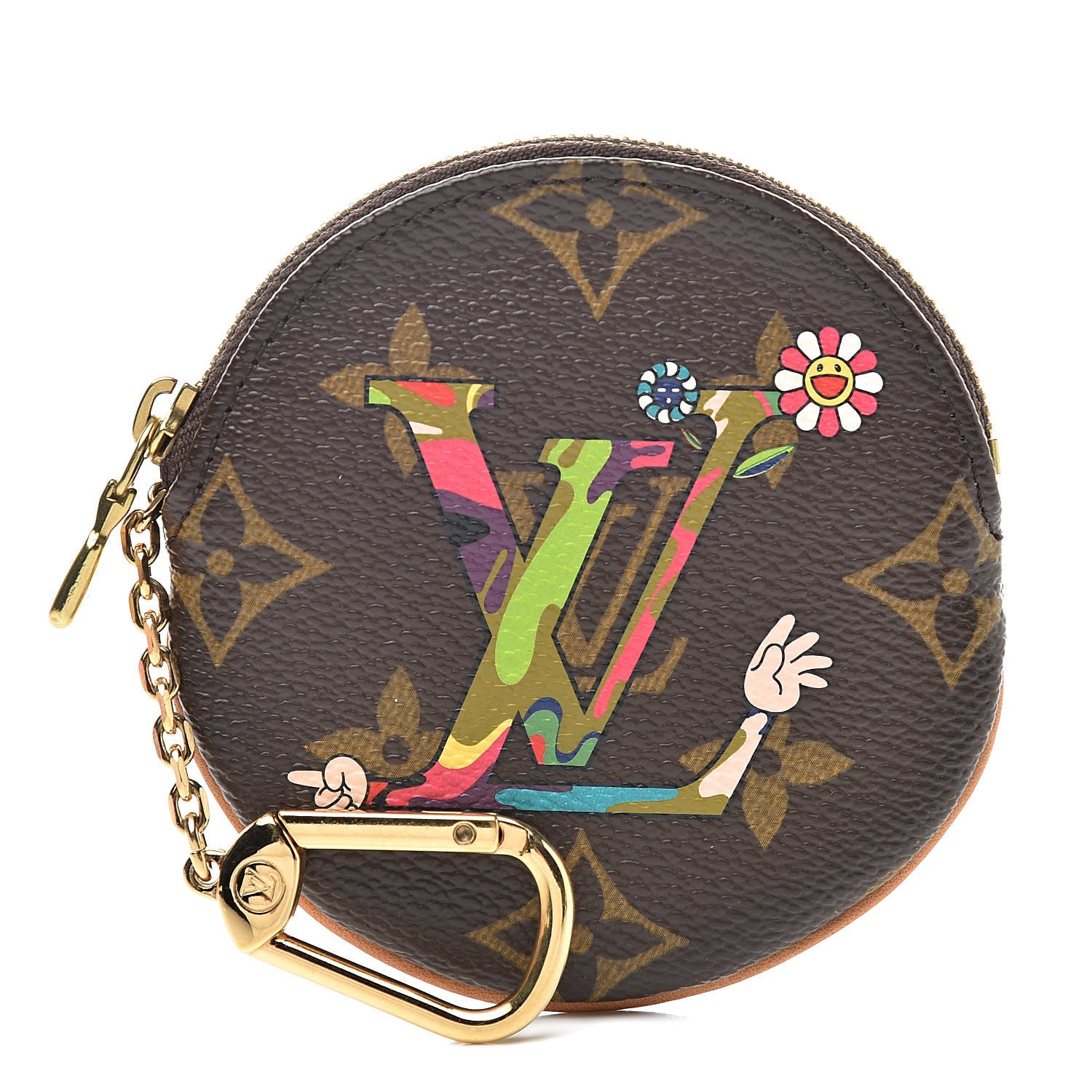 Louis Vuitton Monogram MOCA Round Coin Purse 1 of 8