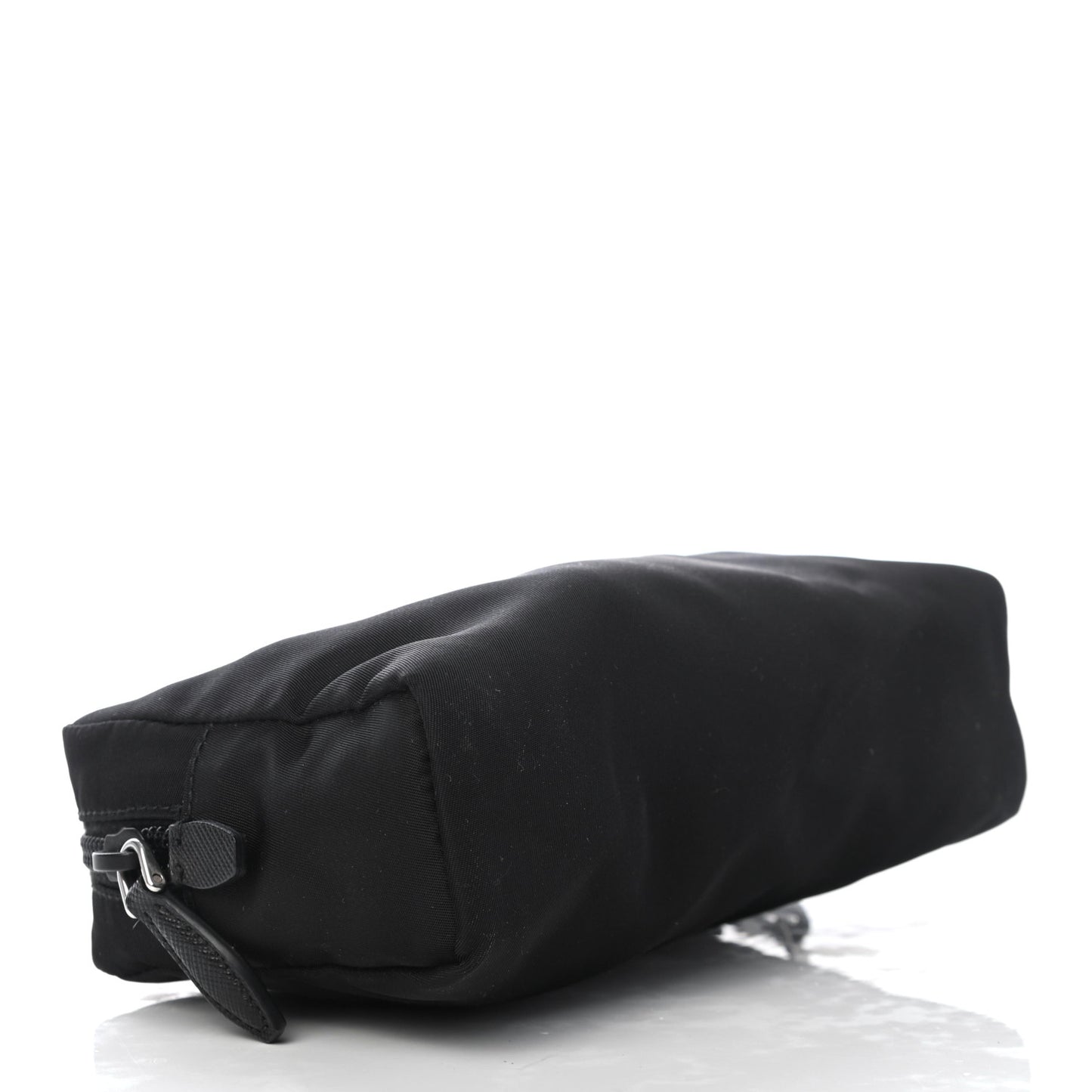 Tessuto Nylon Saffiano Wristlet Black