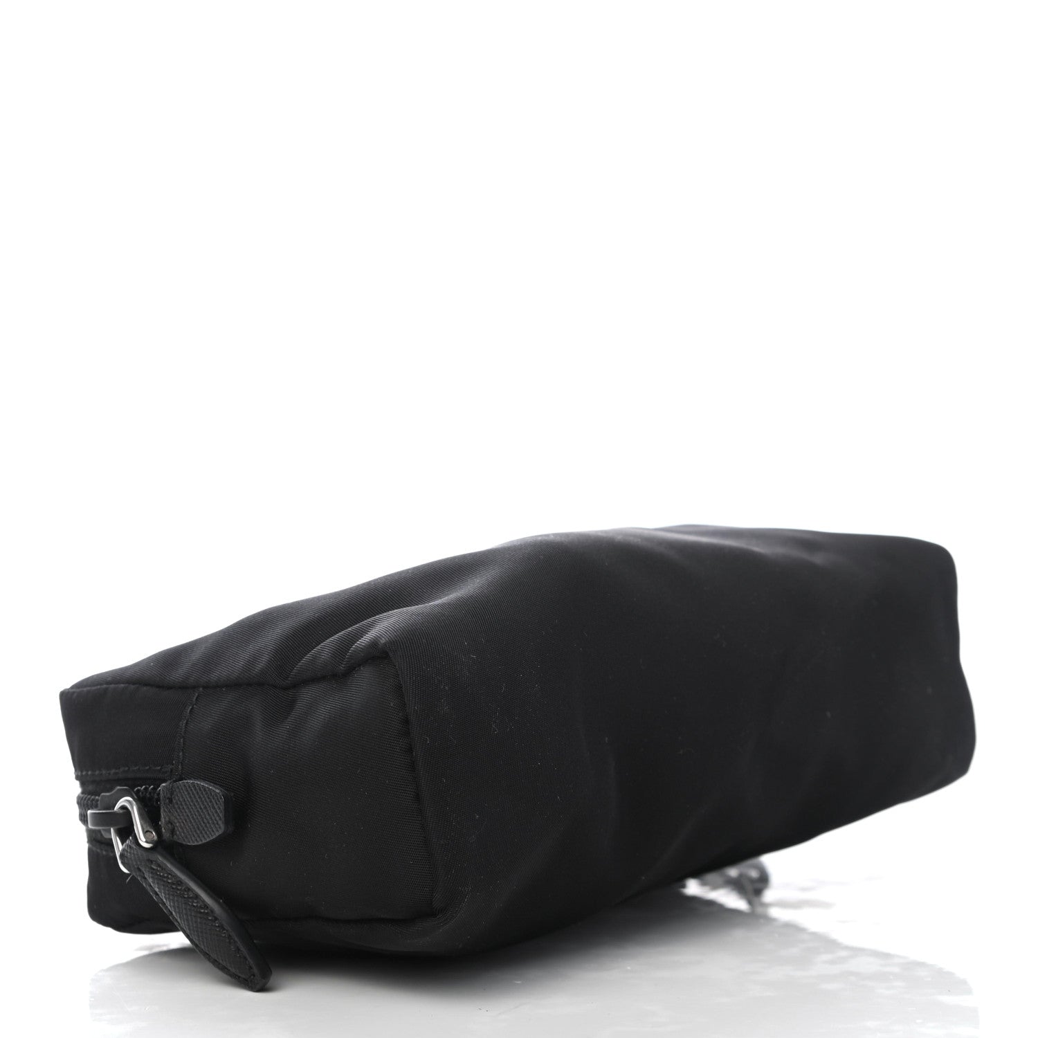 Prada Tessuto Nylon Saffiano Wristlet Black 3 of 4