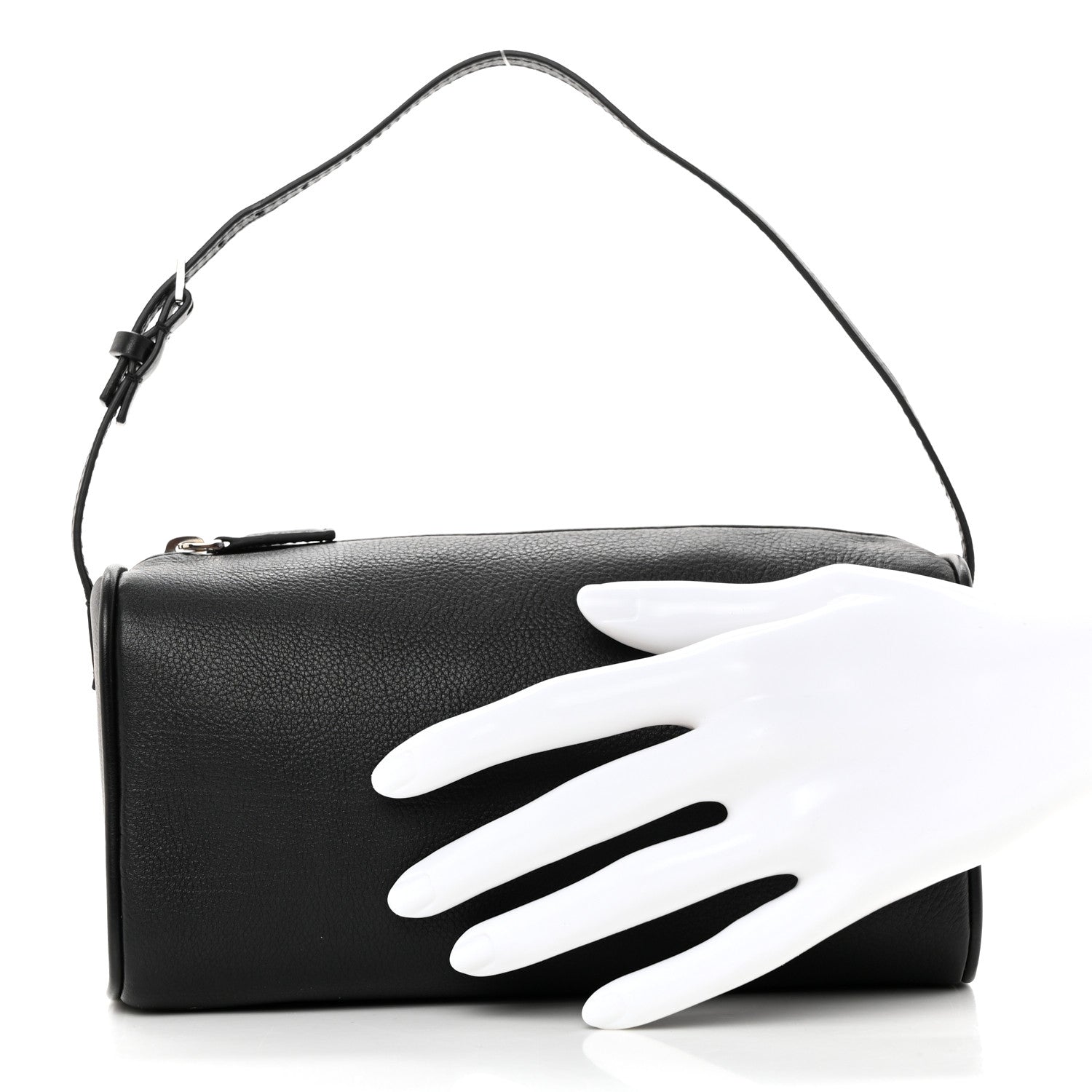 The Row Grained Calfskin 90's Bag Black 2 of 6