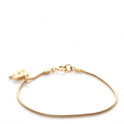 Chanel Snake Chain CC Bracelet Gold 3 of 4