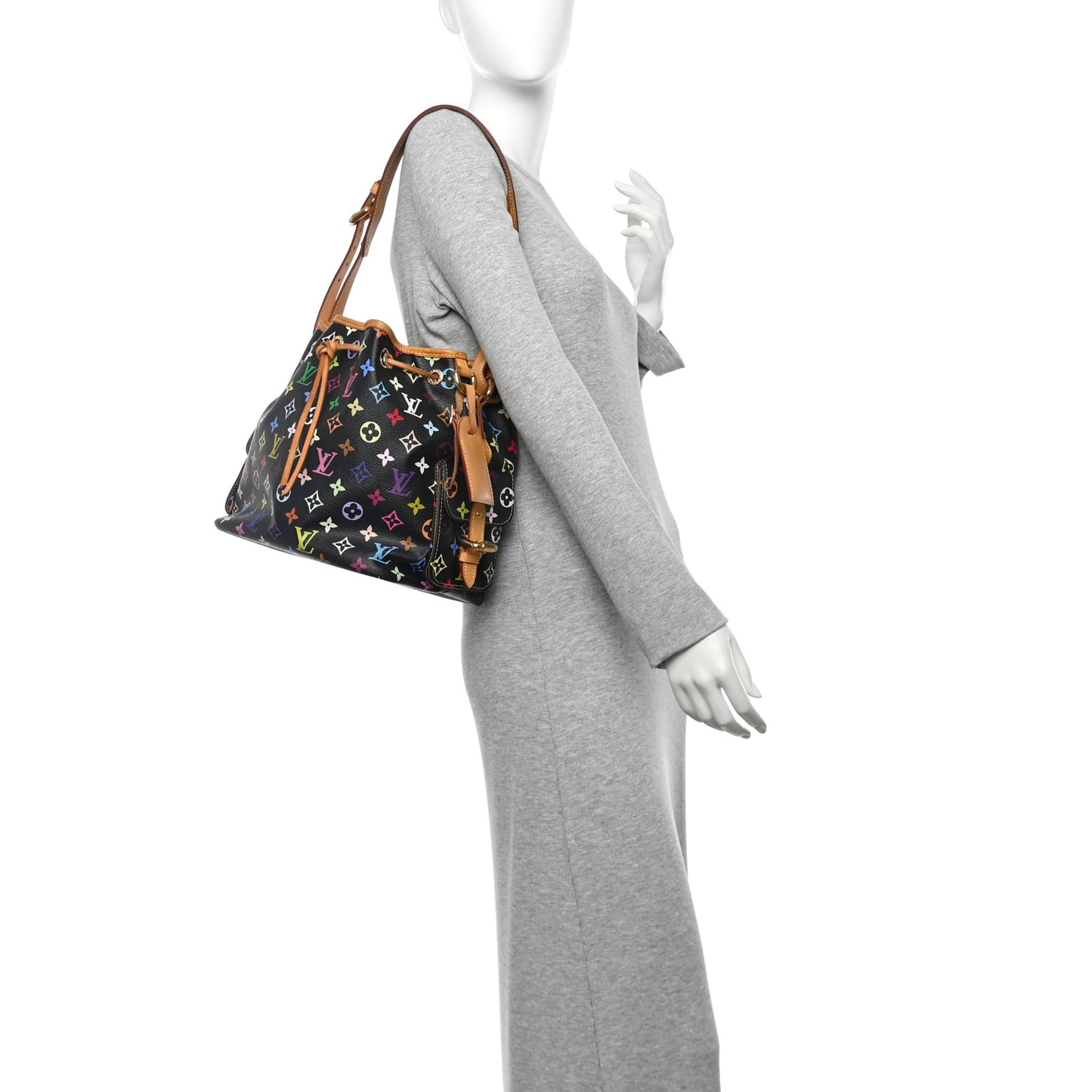 Monogram Multicolor Petit Noe Black
