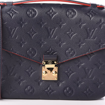 Louis Vuitton Empreinte Pochette Metis Marine Rouge 6 of 8