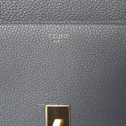 Celine Grained Calfskin Medium 16 Top Handle Bag Grey 6 of 11