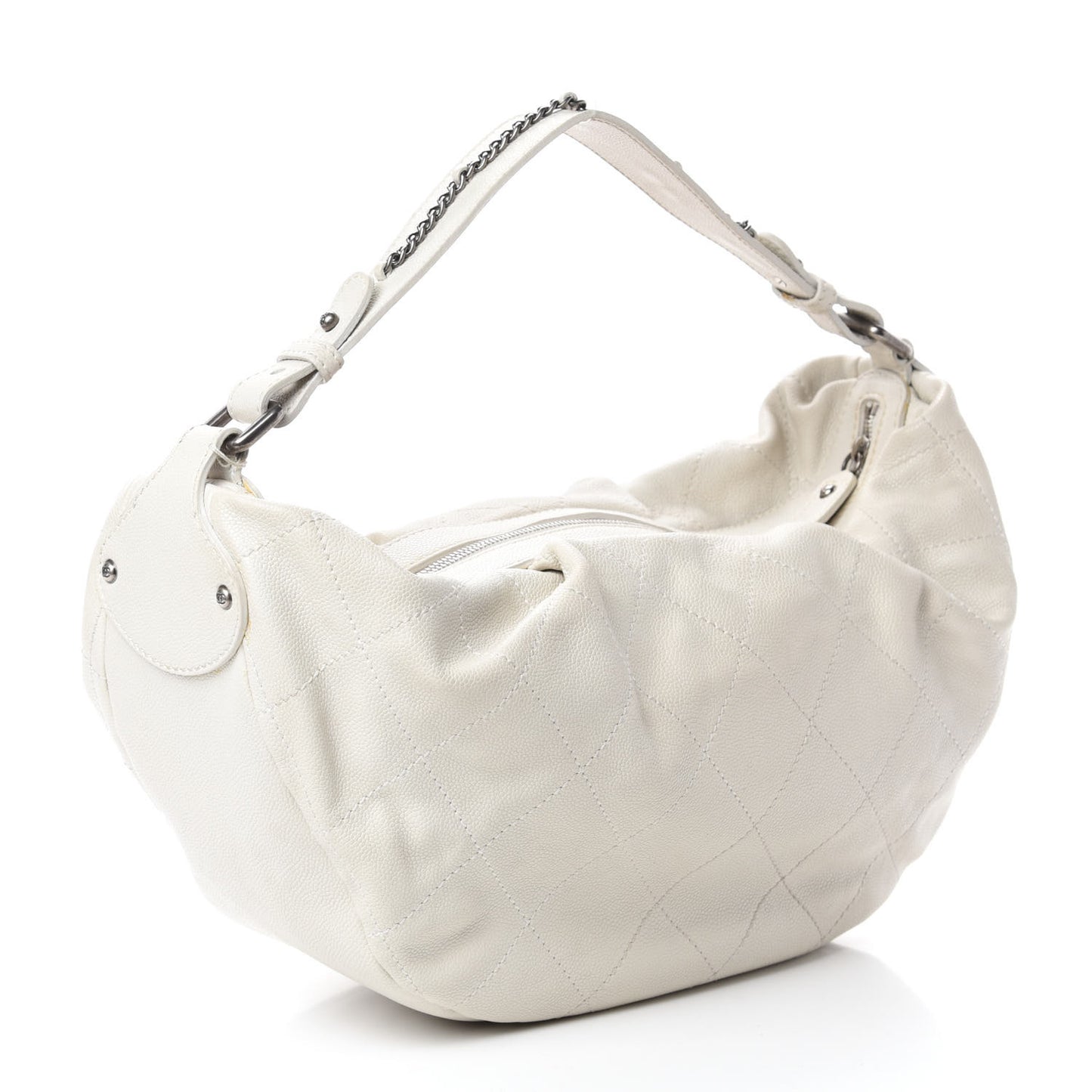 Caviar Large Outdoor Ligne Hobo White