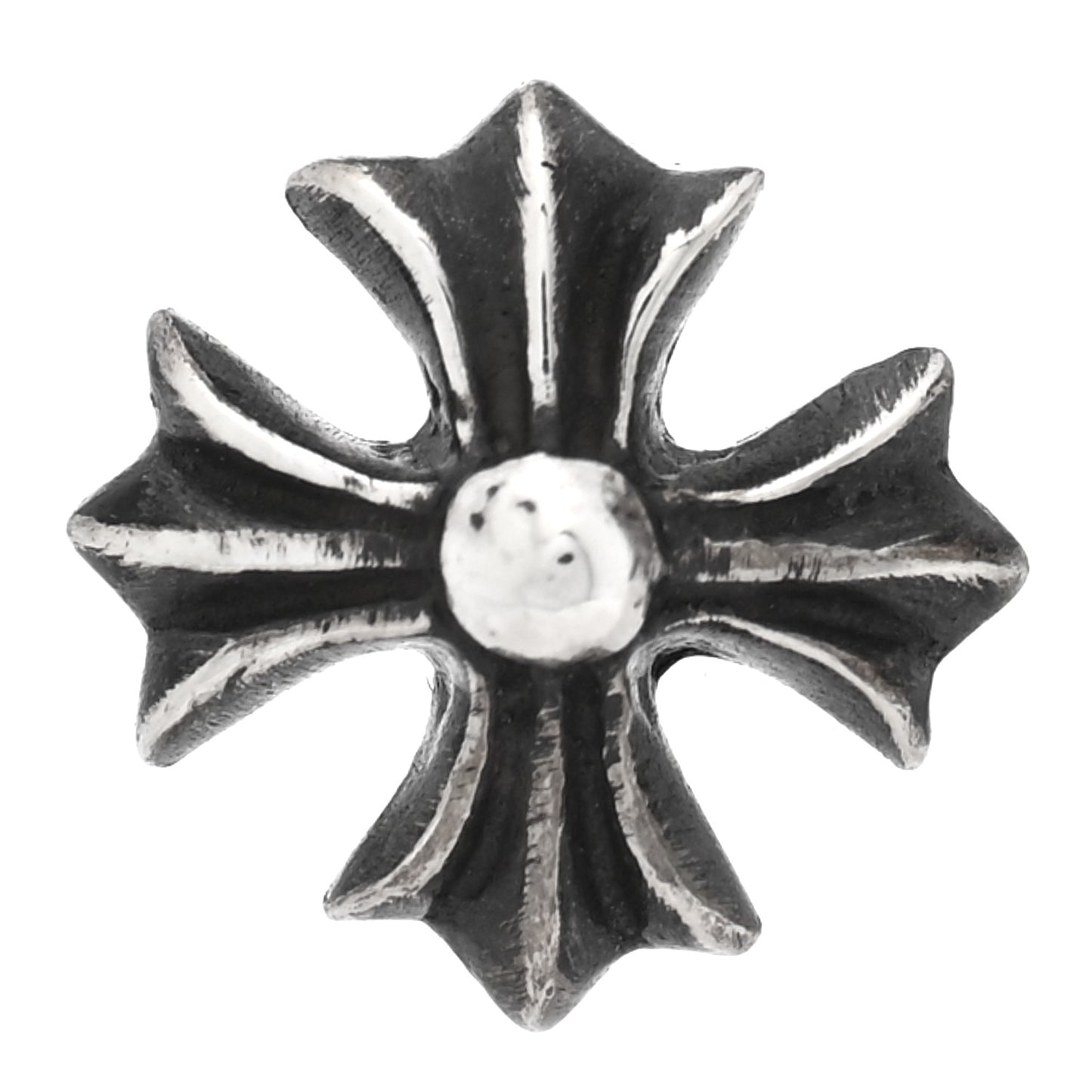 Sterling Silver Maltese Cross Single Earring