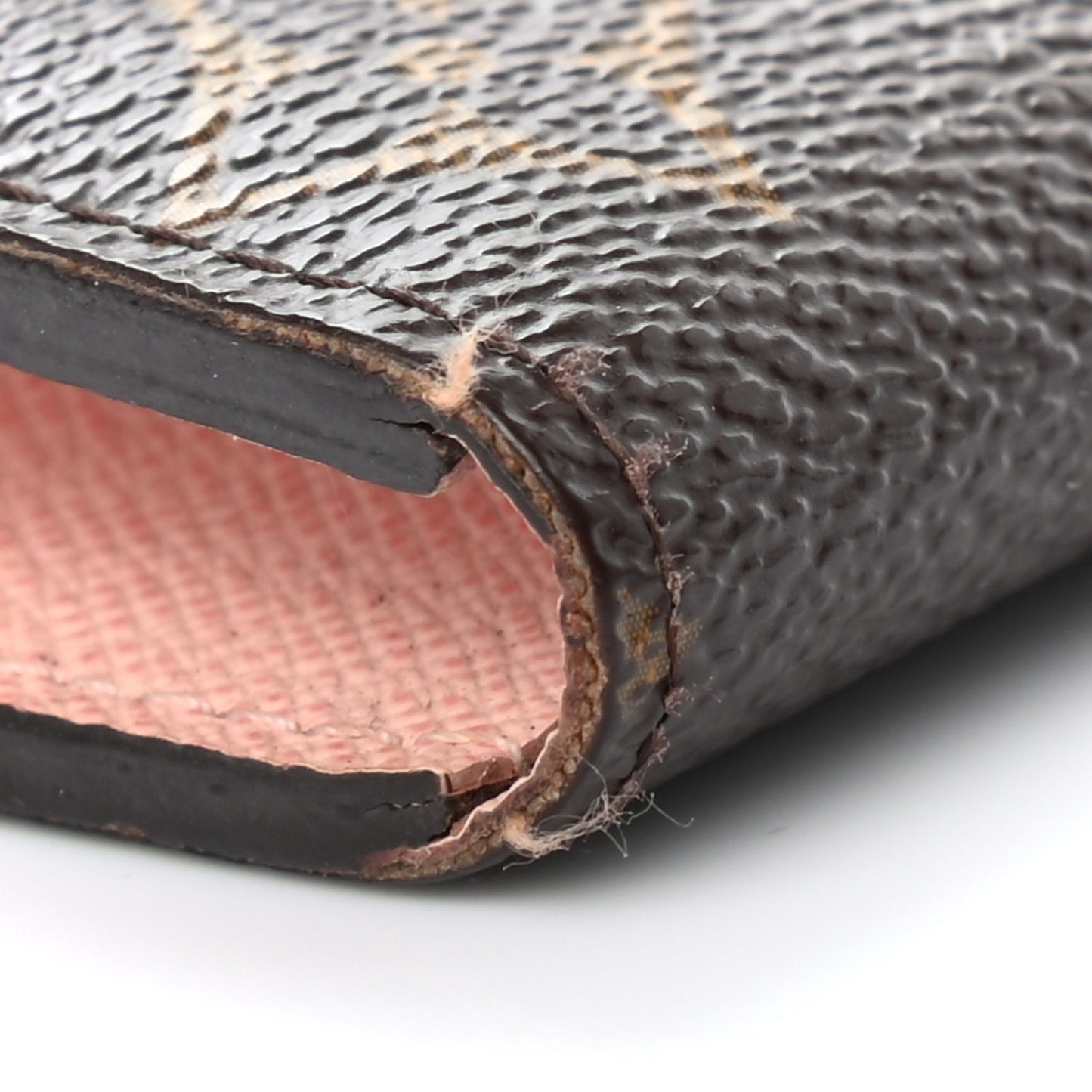 Monogram Emilie Wallet Rose Ballerine