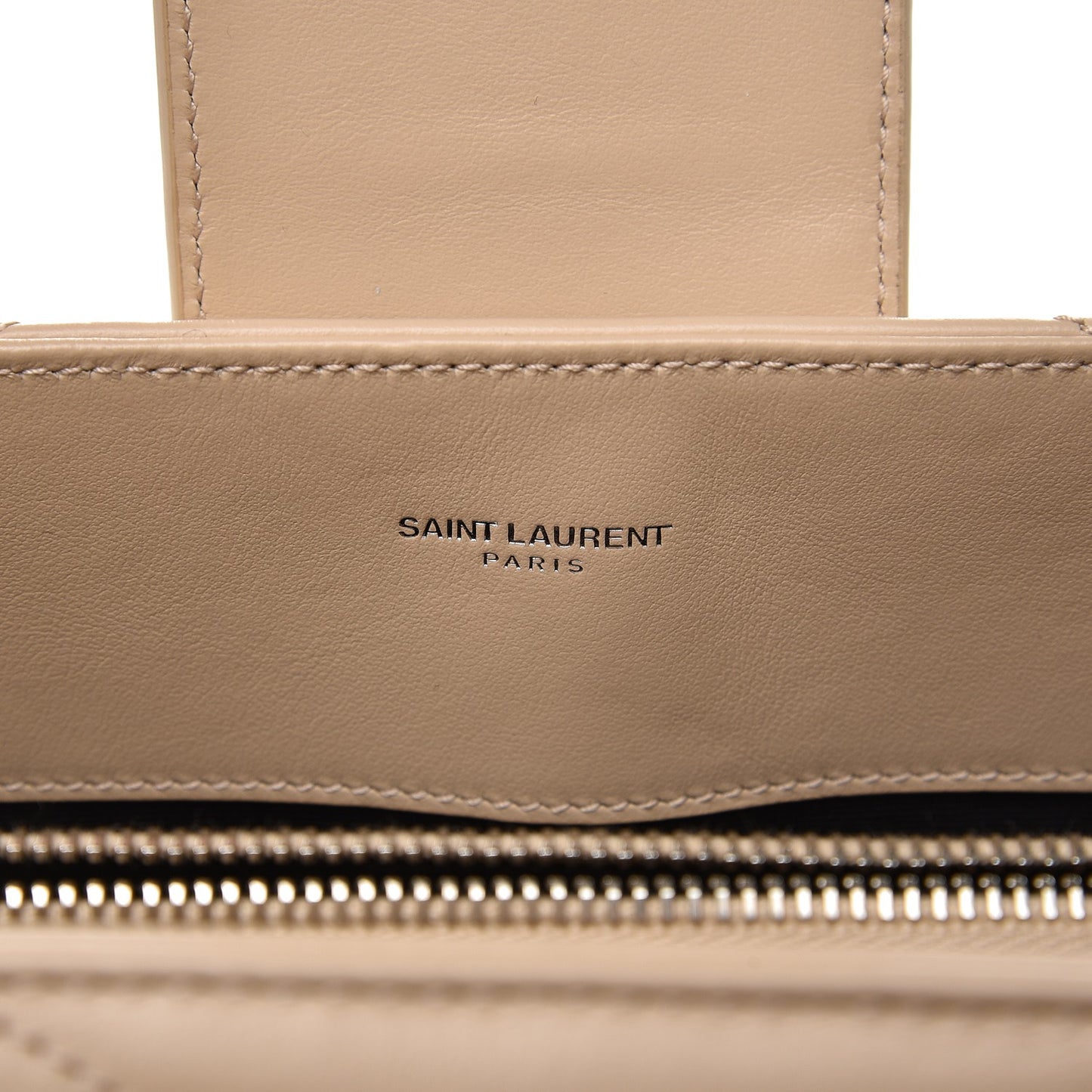 Calfskin Y Quilted Monogram Large Loulou Shopper Nude Powder