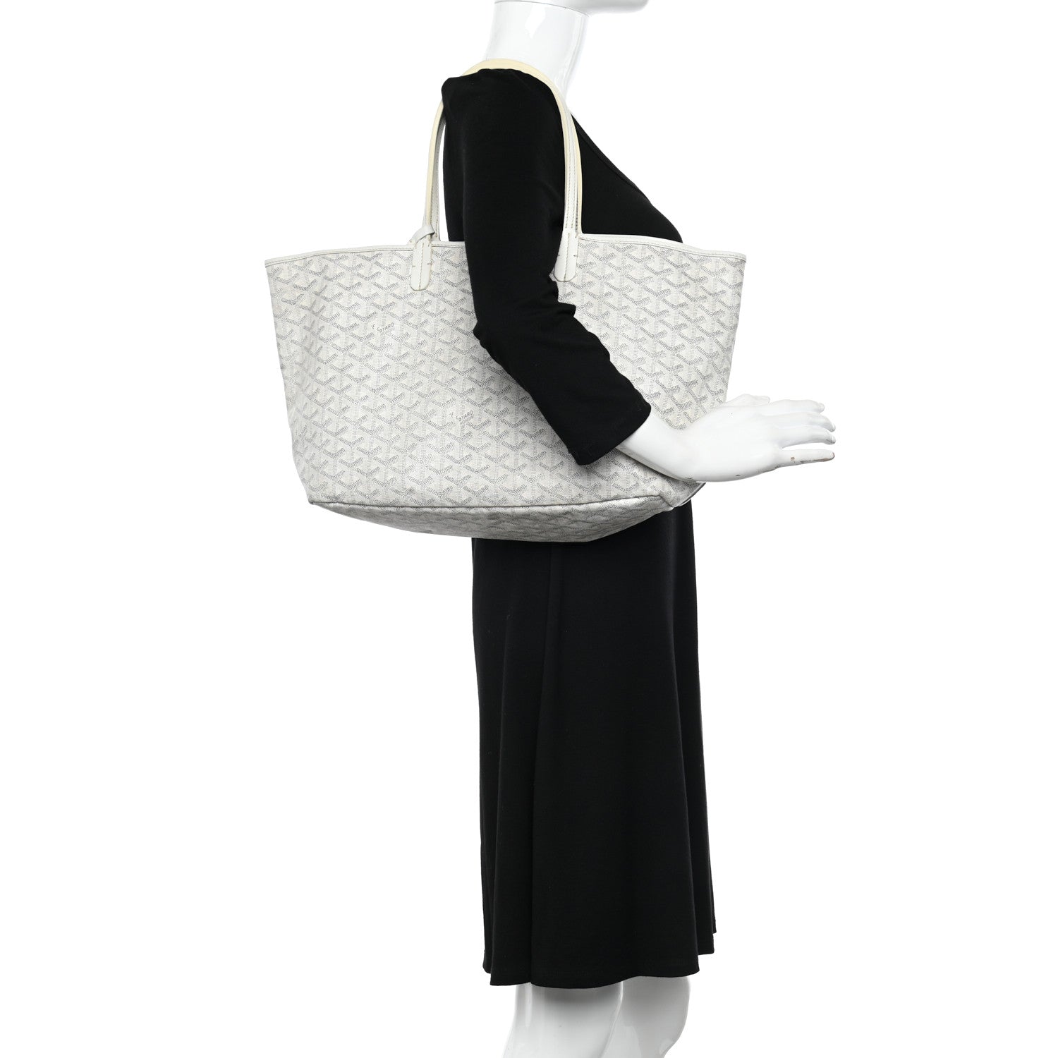 Goyard Goyardine Saint Louis PM White 2 of 13