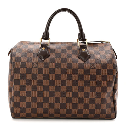 Louis Vuitton Damier Ebene Speedy 30 1 of 10