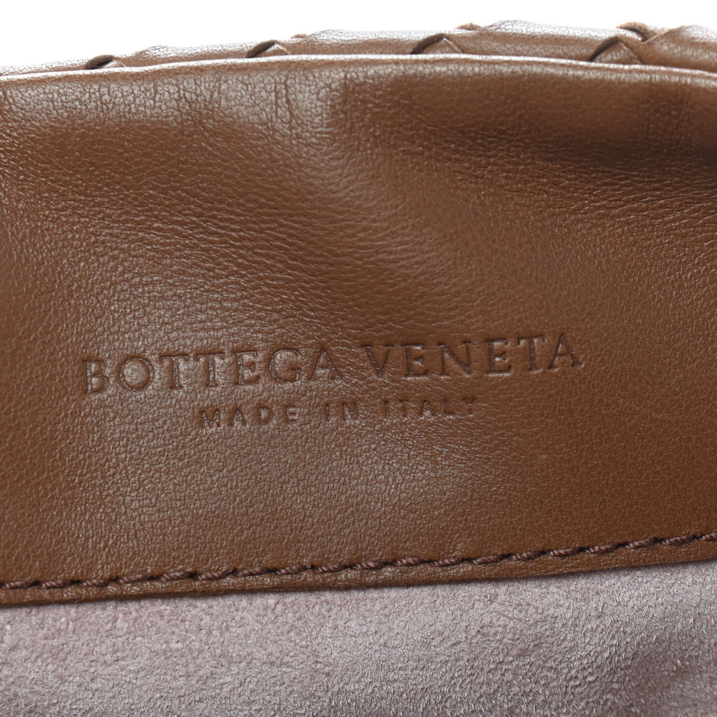 Nappa Intrecciato Flap Shoulder Bag Noce