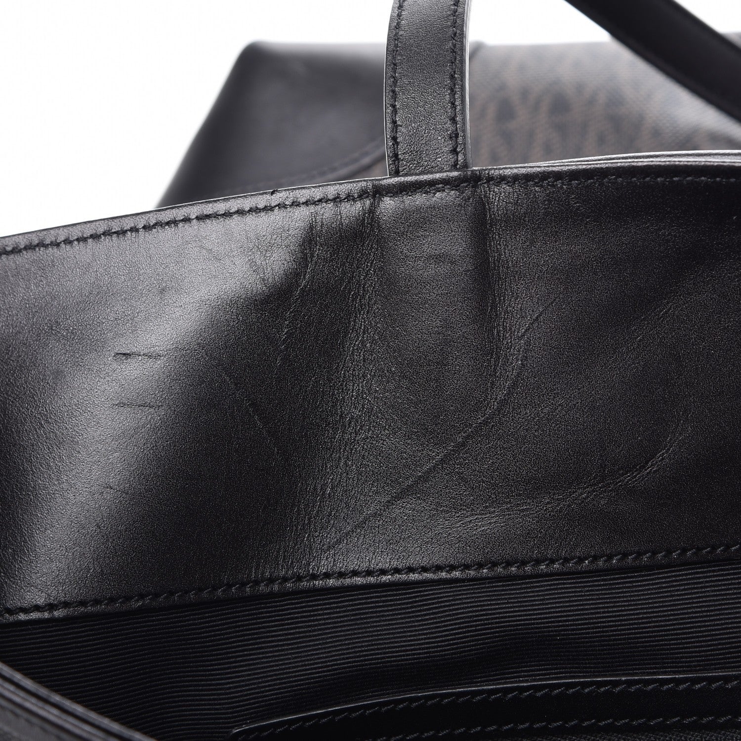Saint Laurent Coated Canvas Large Shopping Tote Lino Nero Black 8 of 8