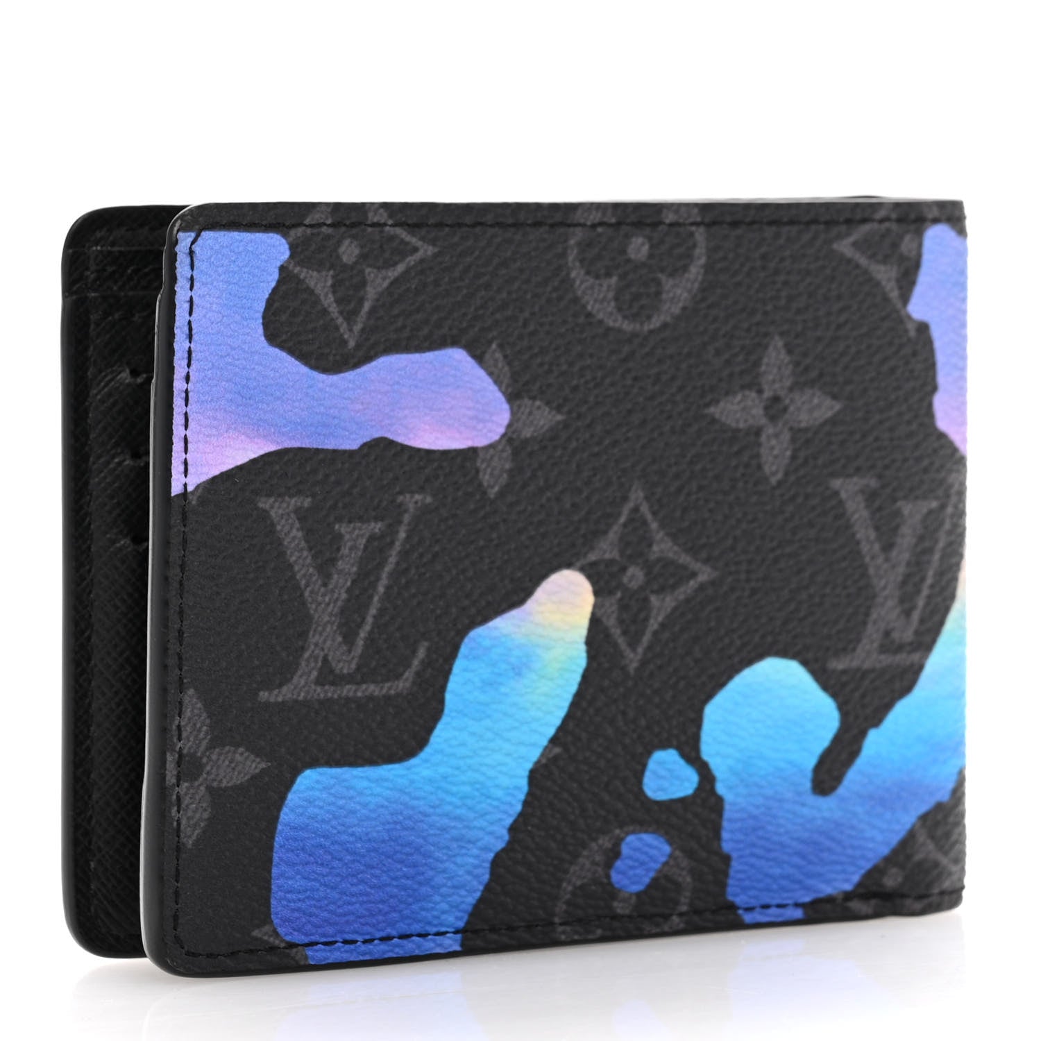 Louis Vuitton Monogram Eclipse Sunrise Multiple Wallet 3 of 9