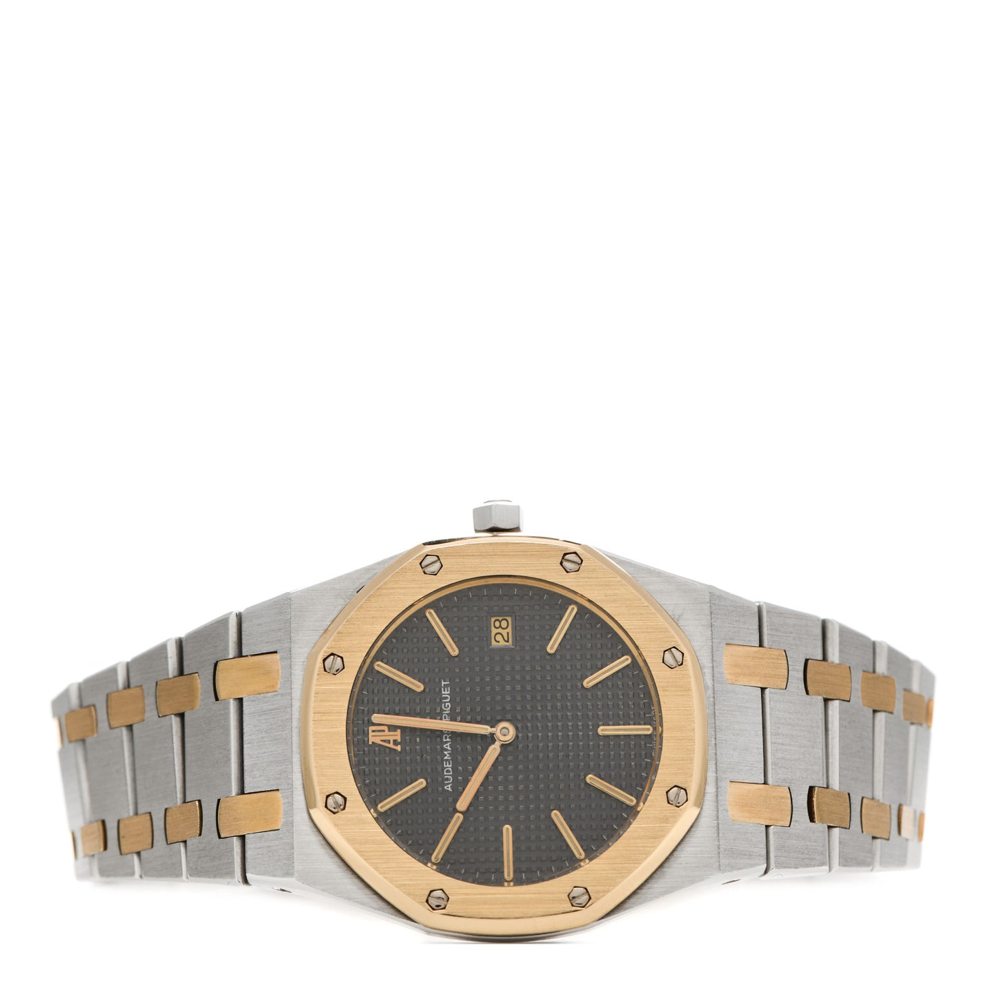 Stainless Steel 18K Yellow Gold 33mm Royal Oak Quartz Watch Grey 56175SA.OO.0789SA.01