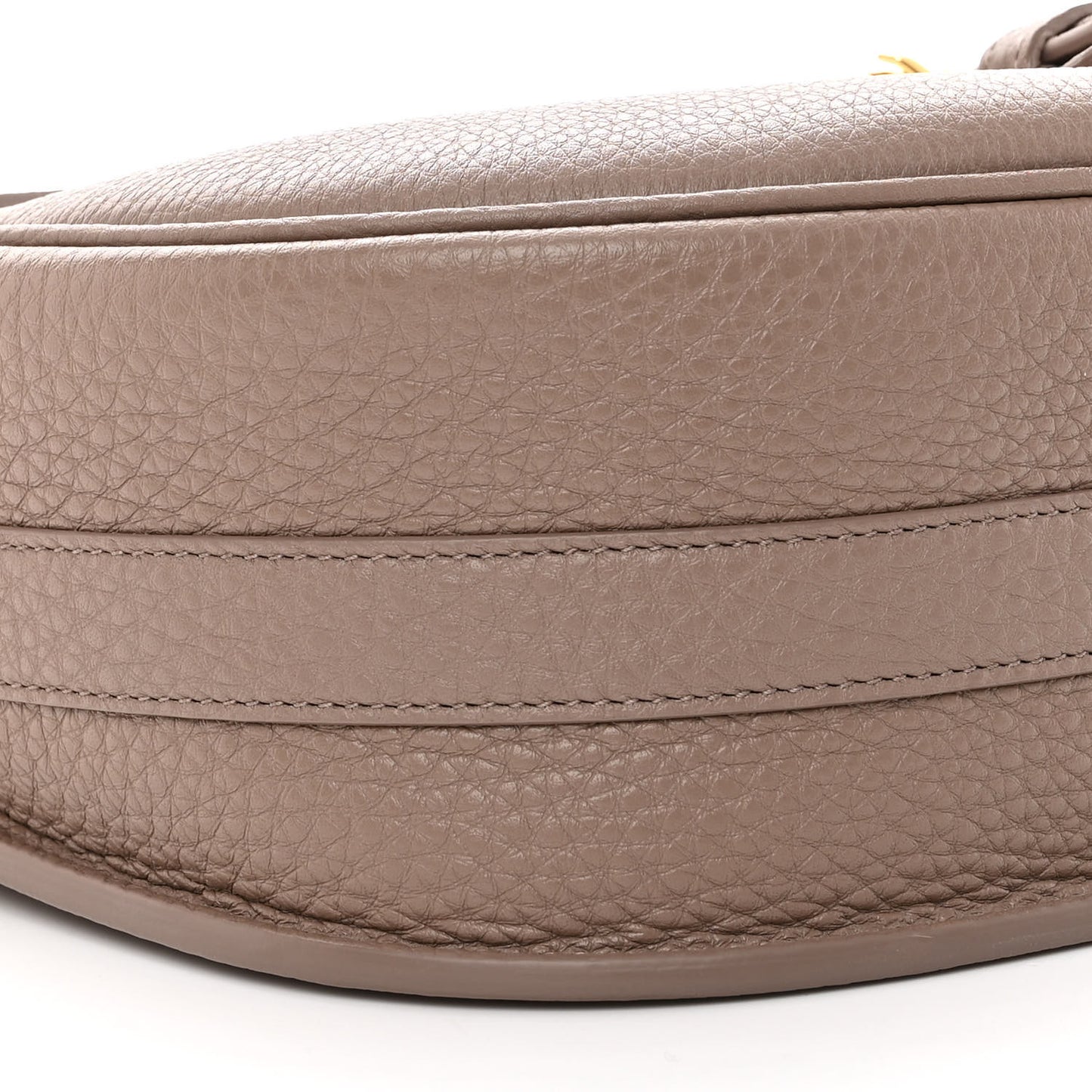 Grained Calfskin Large Bobby Flap Warm Taupe
