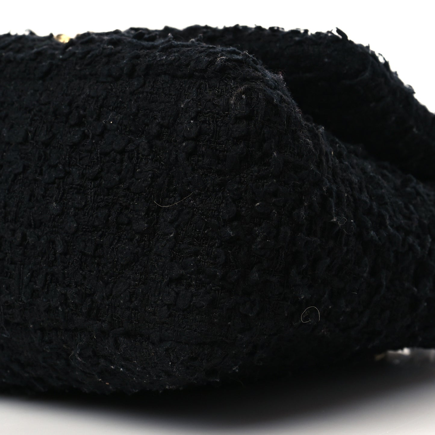 Tweed Quilted Medium Chanel 19 Flap Black