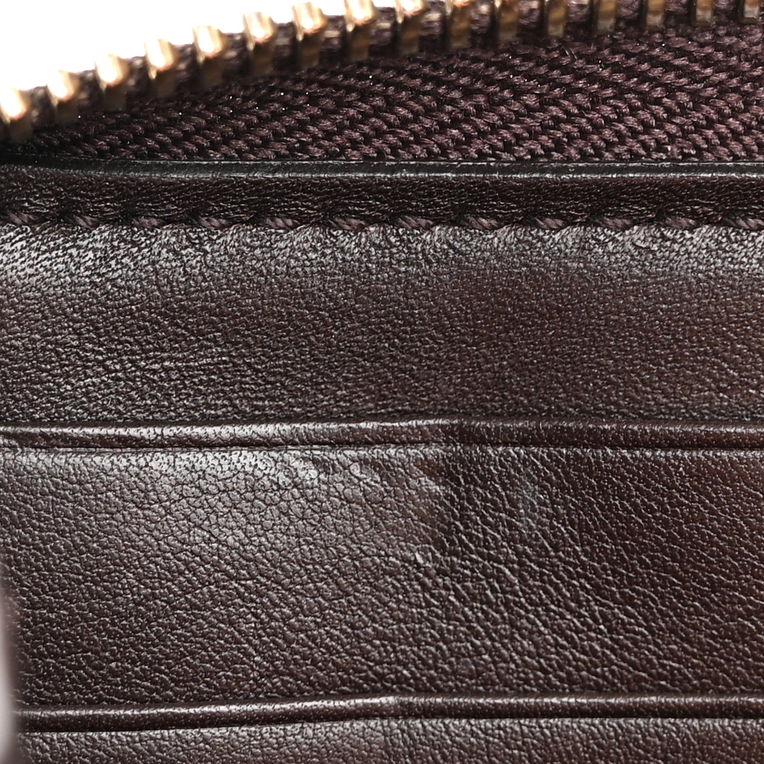 Gucci Guccissima Signature Sukey Zip Around Wallet Brown 8 of 13