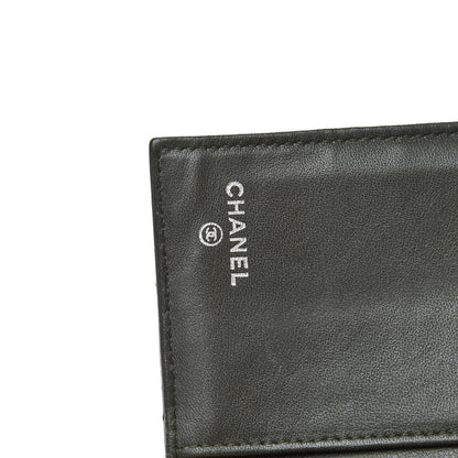 Chanel Caviar Quilted Large Flap Wallet Dark Green 6 of 17