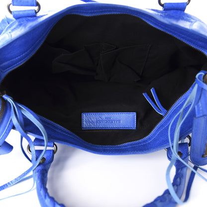 Balenciaga Agneau Classic Hardware Velo Bleu Lazuli 6 of 11