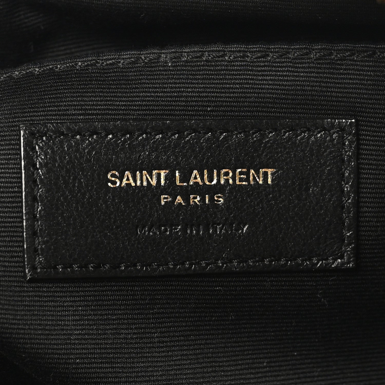 Saint Laurent Calfskin Matelasse Monogram Lou Camera Bag Cinnamon 6 of 10
