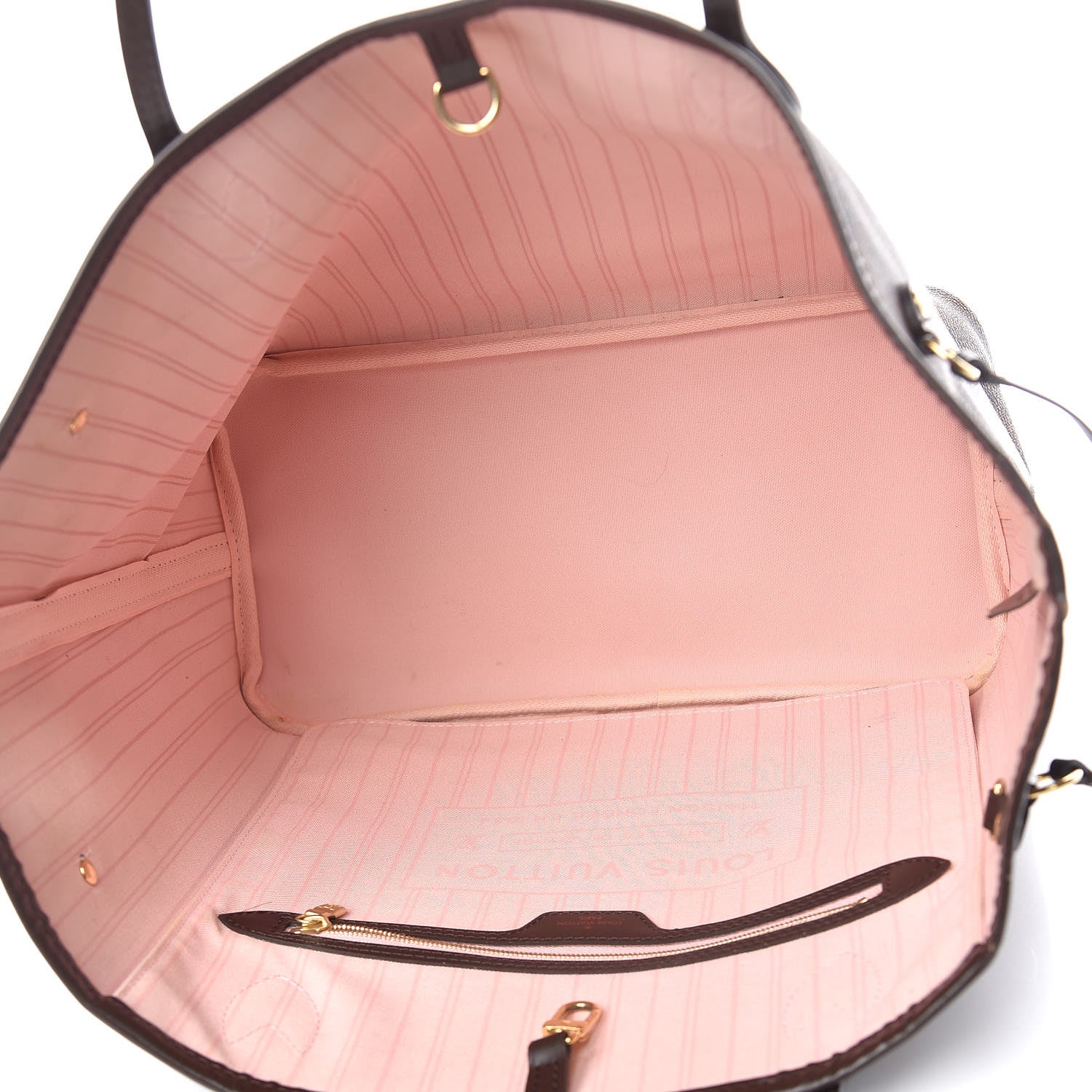 Louis Vuitton Damier Ebene Neo Neverfull MM Rose Ballerine 5 of 15
