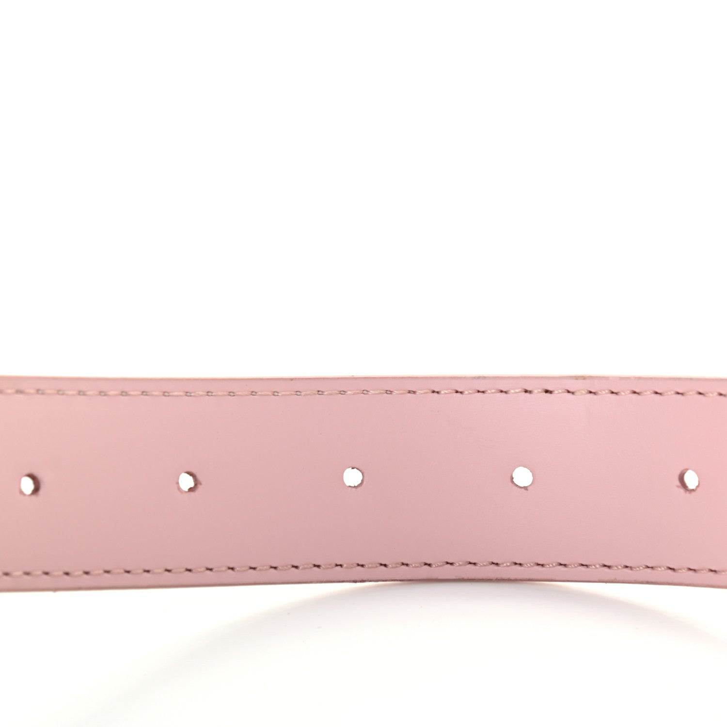 Louis Vuitton Damier Azur 30mm LV Initiales Reversible Belt 90 36 Pink 4 of 5