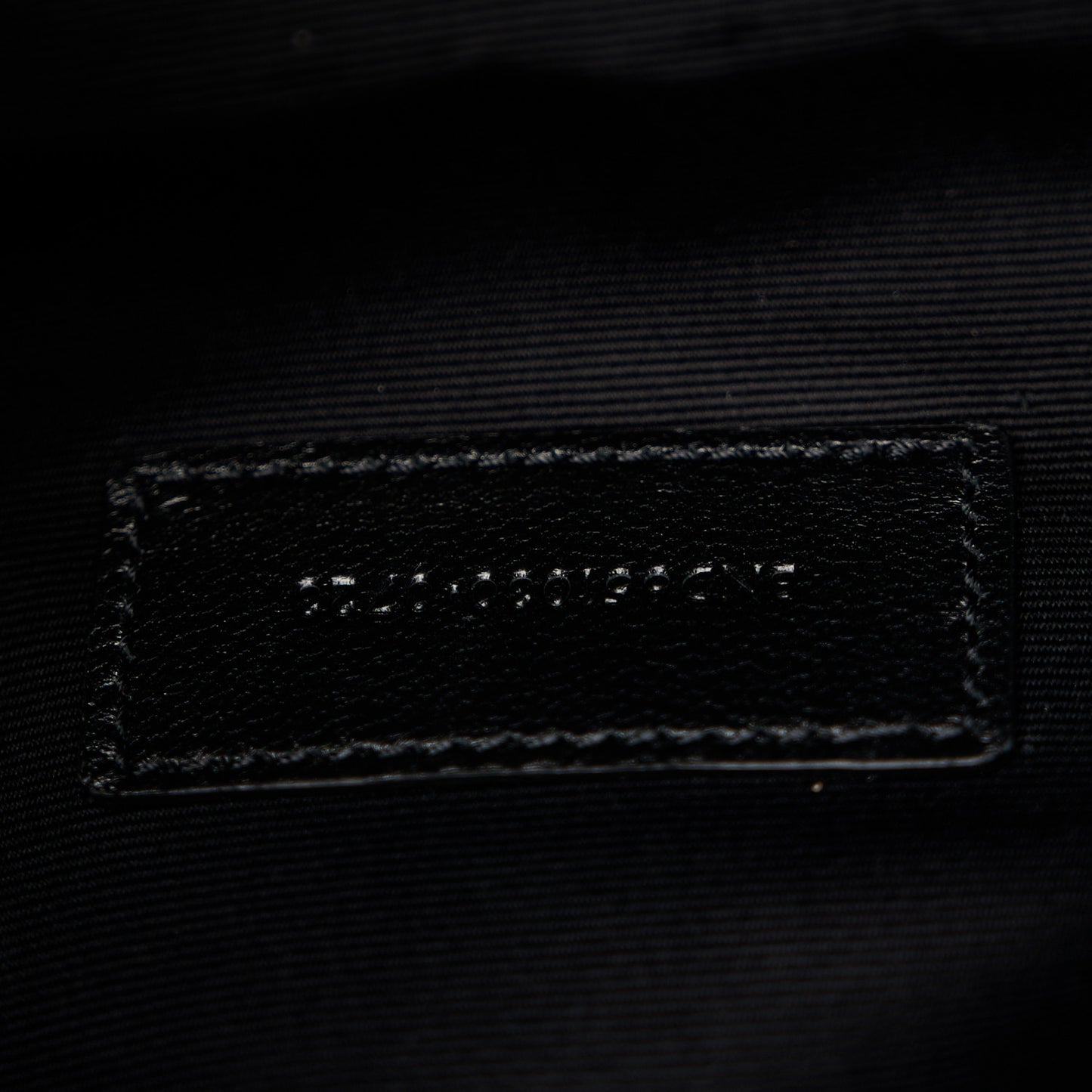 Grain De Poudre Textured Mixed Matelasse Triquilt Monogram Clutch Black