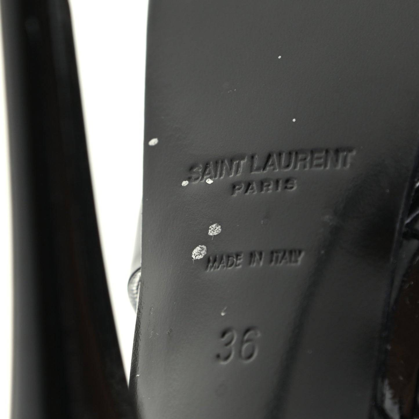 Patent Tribute 105 Platform Sandals 36 Black