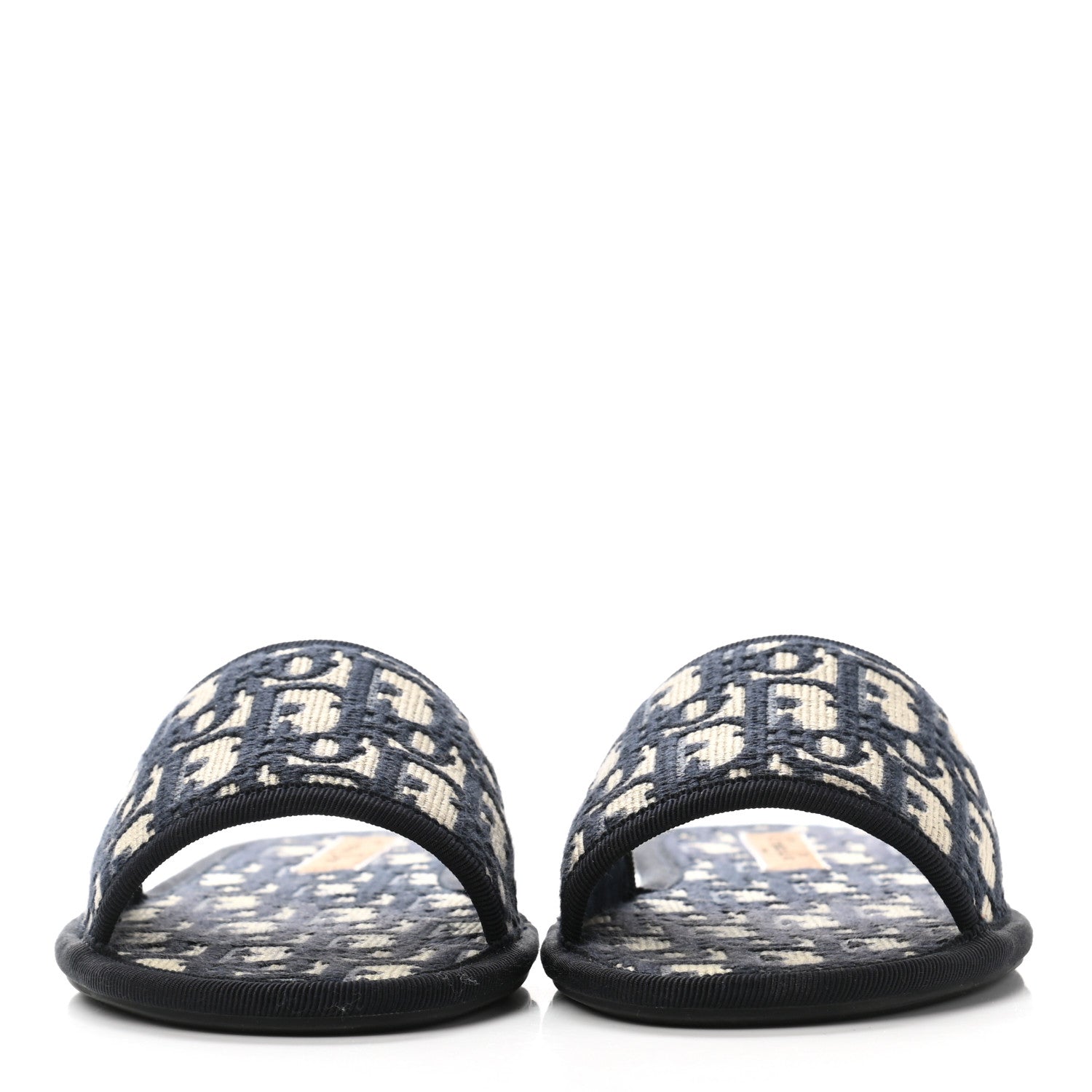 Christian Dior Oblique Chez Moi Sandal 36.5 Deep Blue 2 of 9