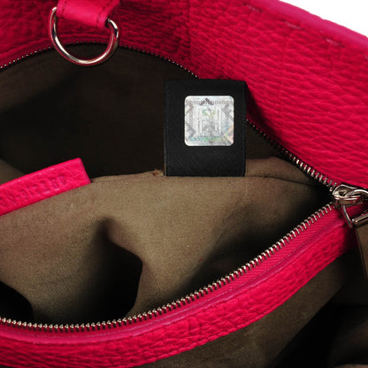 Fendi Cuoio Romano Selleria Large Anna Bucket Bag Fuxia 10 of 11