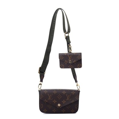Louis Vuitton Monogram Felicie Strap & Go Kaki 1 of 10