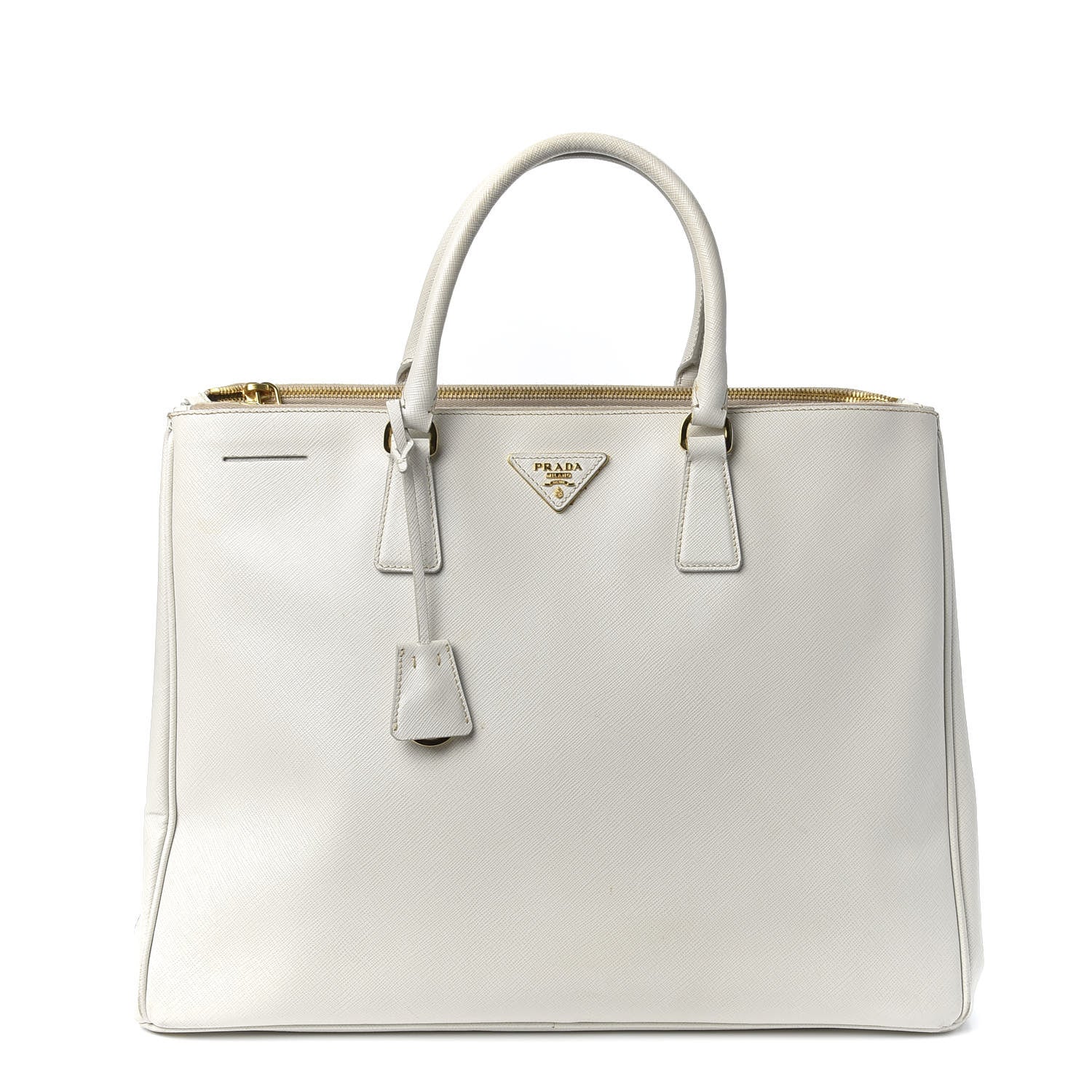 Prada Saffiano Lux Large Tote Pomice 1 of 13