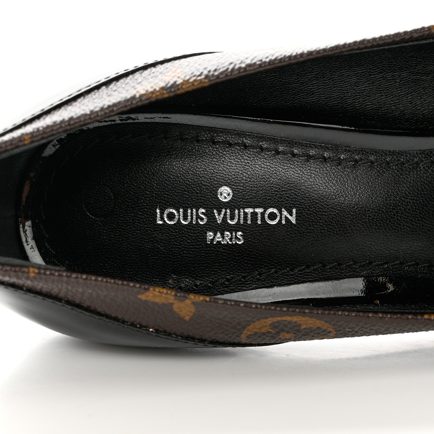 Louis Vuitton Monogram Cherie Pumps 36 Black 7 of 8