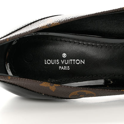 Louis Vuitton Monogram Cherie Pumps 36 Black 7 of 8