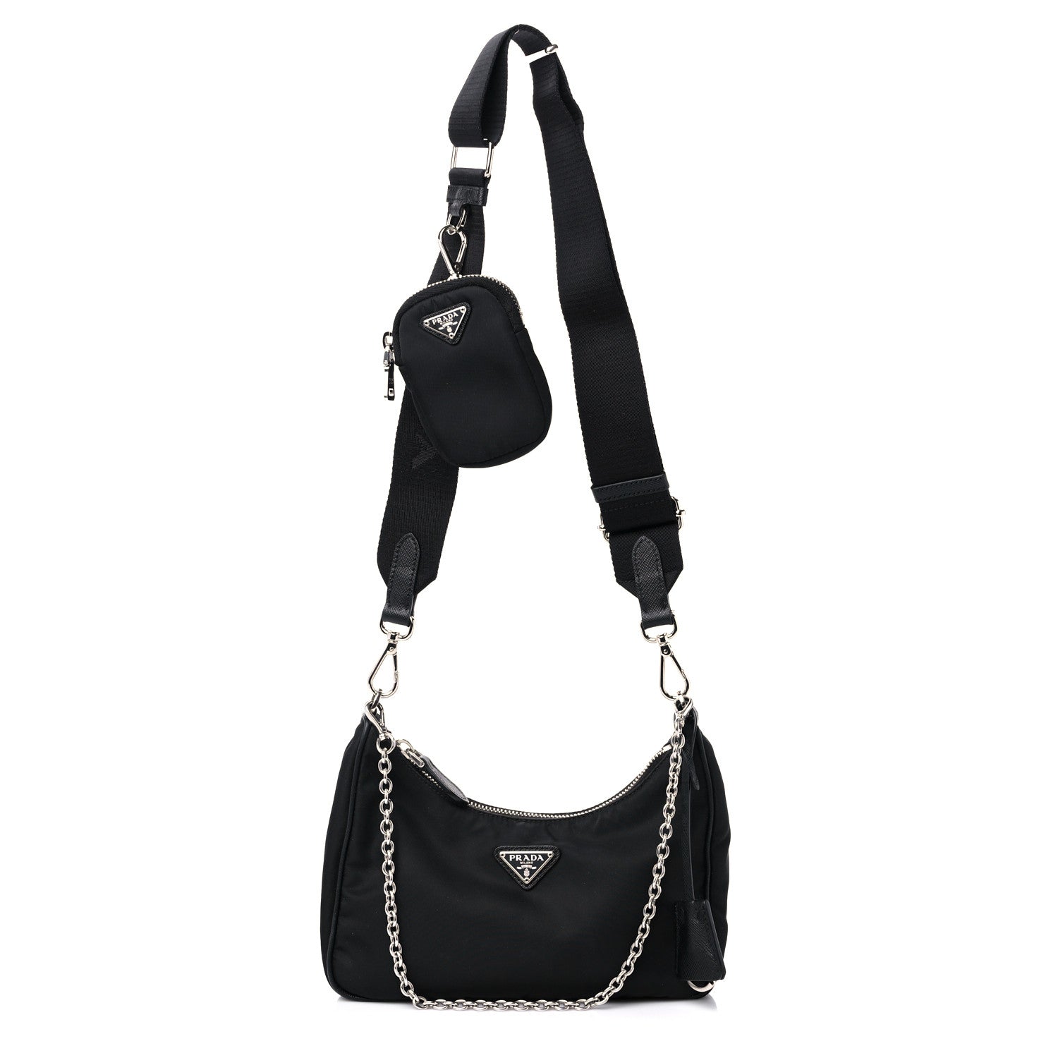 Prada Nylon Re-Edition 2005 Shoulder Bag Black 1 of 9