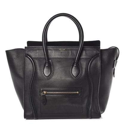 Celine Smooth Calfskin Mini Luggage Black 1 of 13