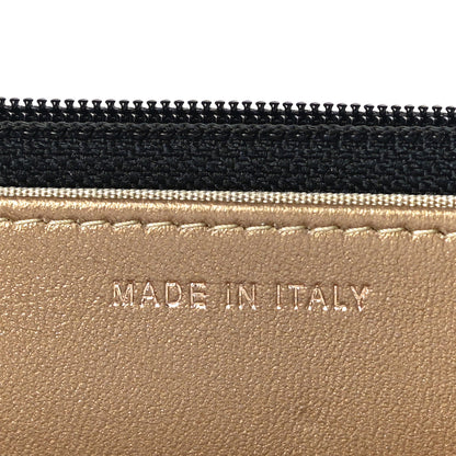 Chanel Lambskin Quilted CC Pearl Crush Wallet on Chain WOC Black 7 of 12