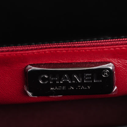 Chanel Lambskin Quilted Medium Westminster Pearl Flap Black 6 of 7