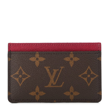 Louis Vuitton Monogram Card Holder Fuchsia 1 of 4