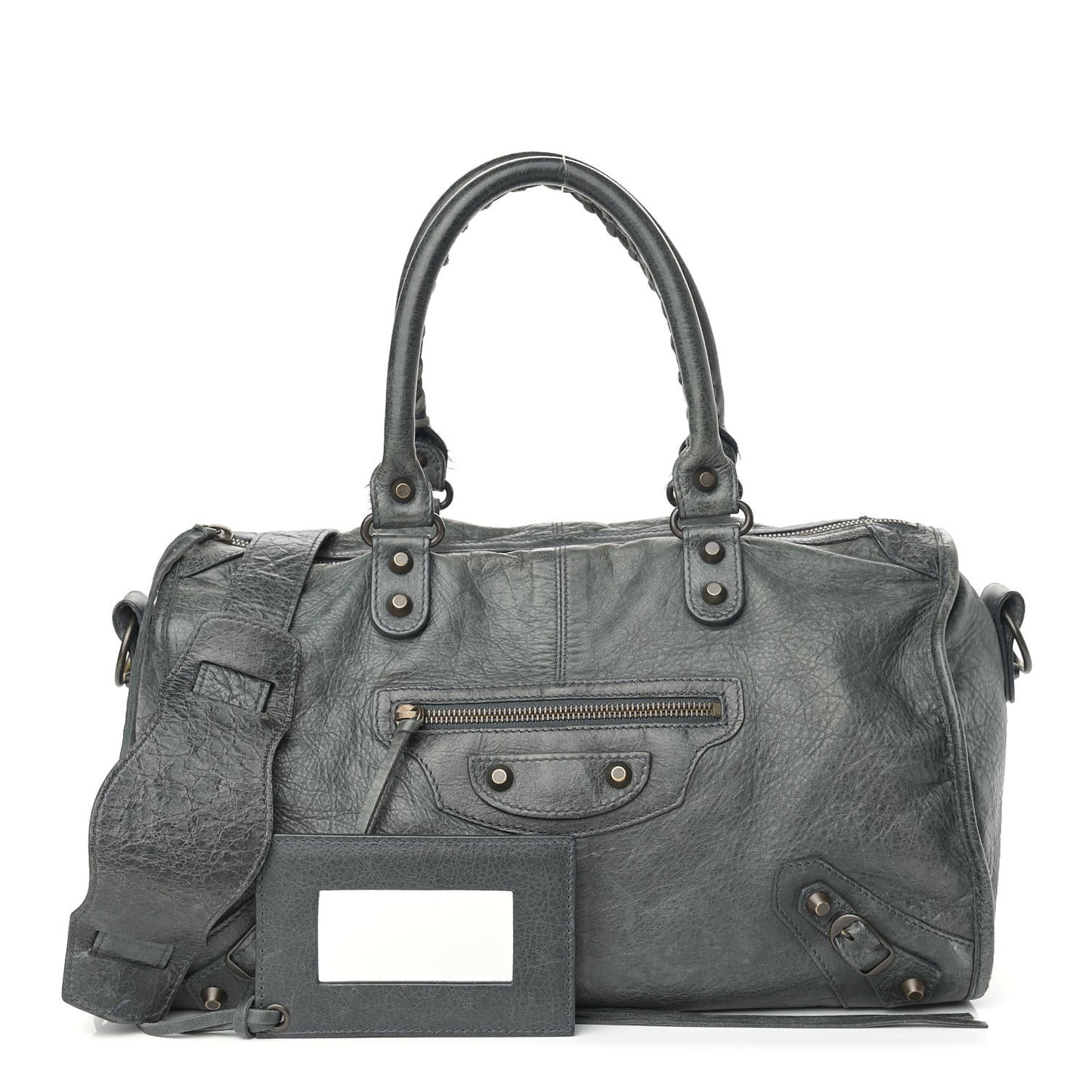 Agneau Classic Hardware Maxi Twiggy Anthracite