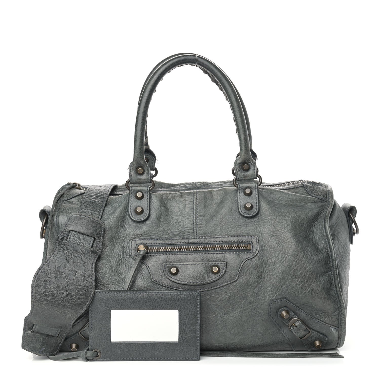 Balenciaga Agneau Classic Hardware Maxi Twiggy Anthracite 1 of 9