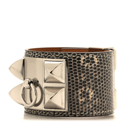 Hermes Lizard Collier De Chien CDC Bracelet S Ombre 1 of 6