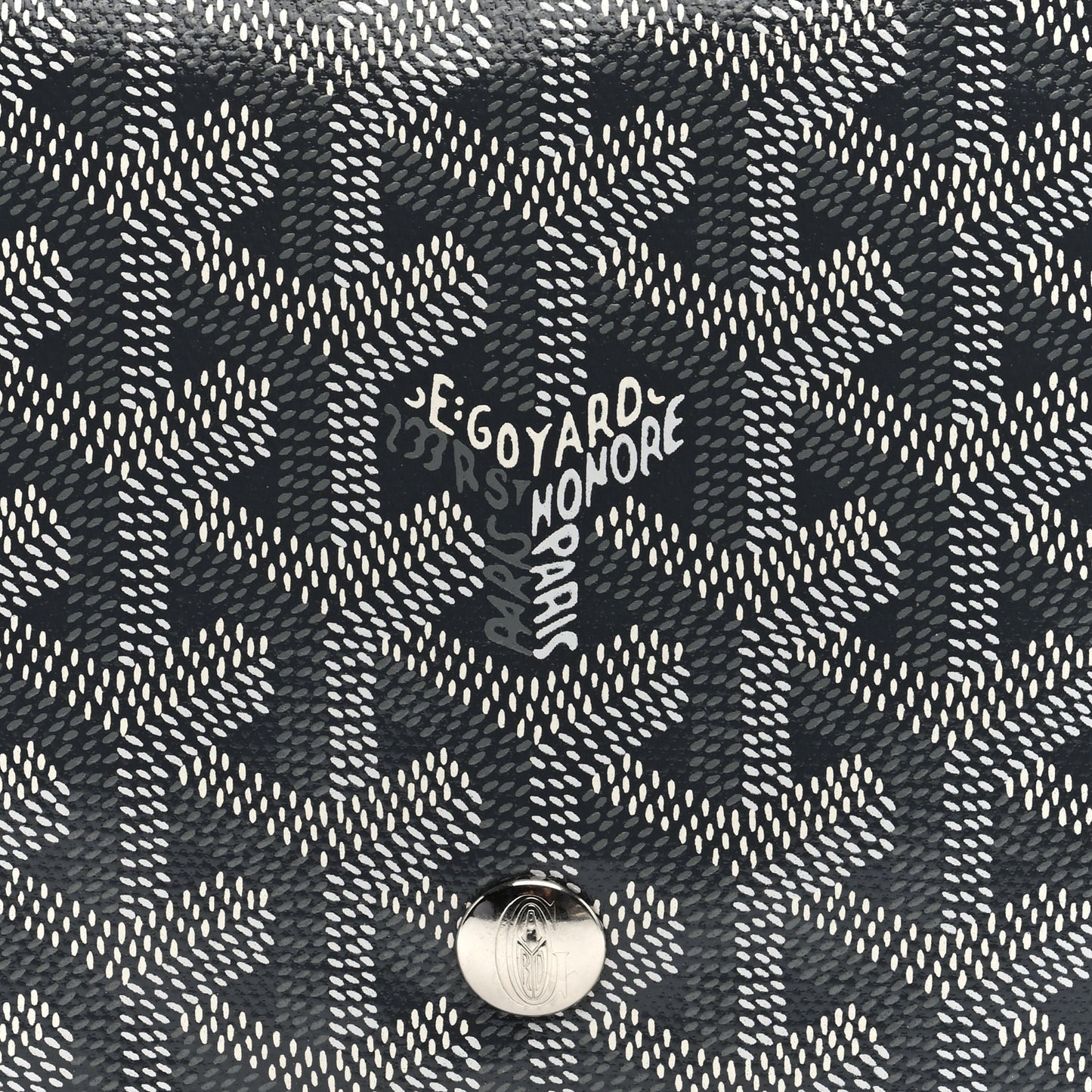 Goyardine Plumet Wallet Clutch Grey