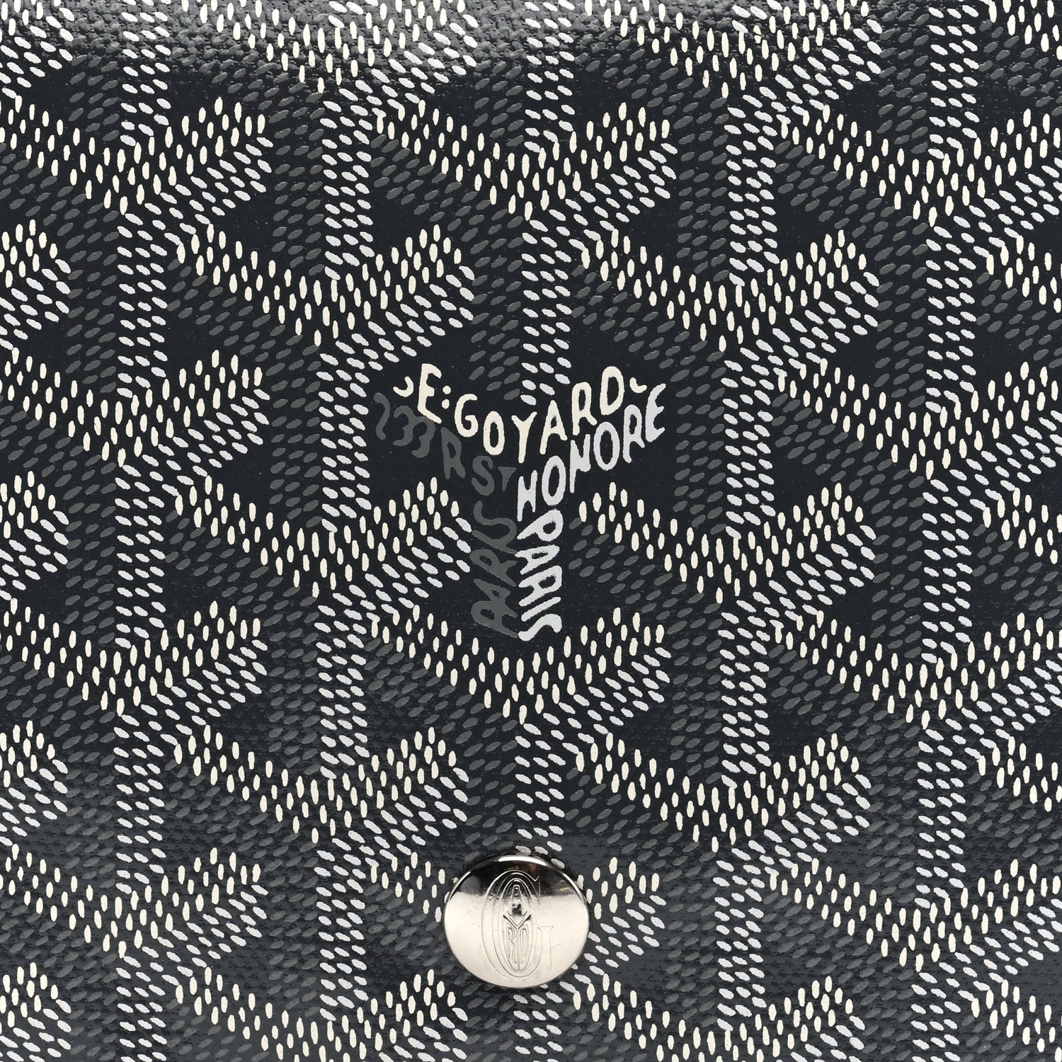 Goyard Goyardine Plumet Wallet Clutch Grey 7 of 9