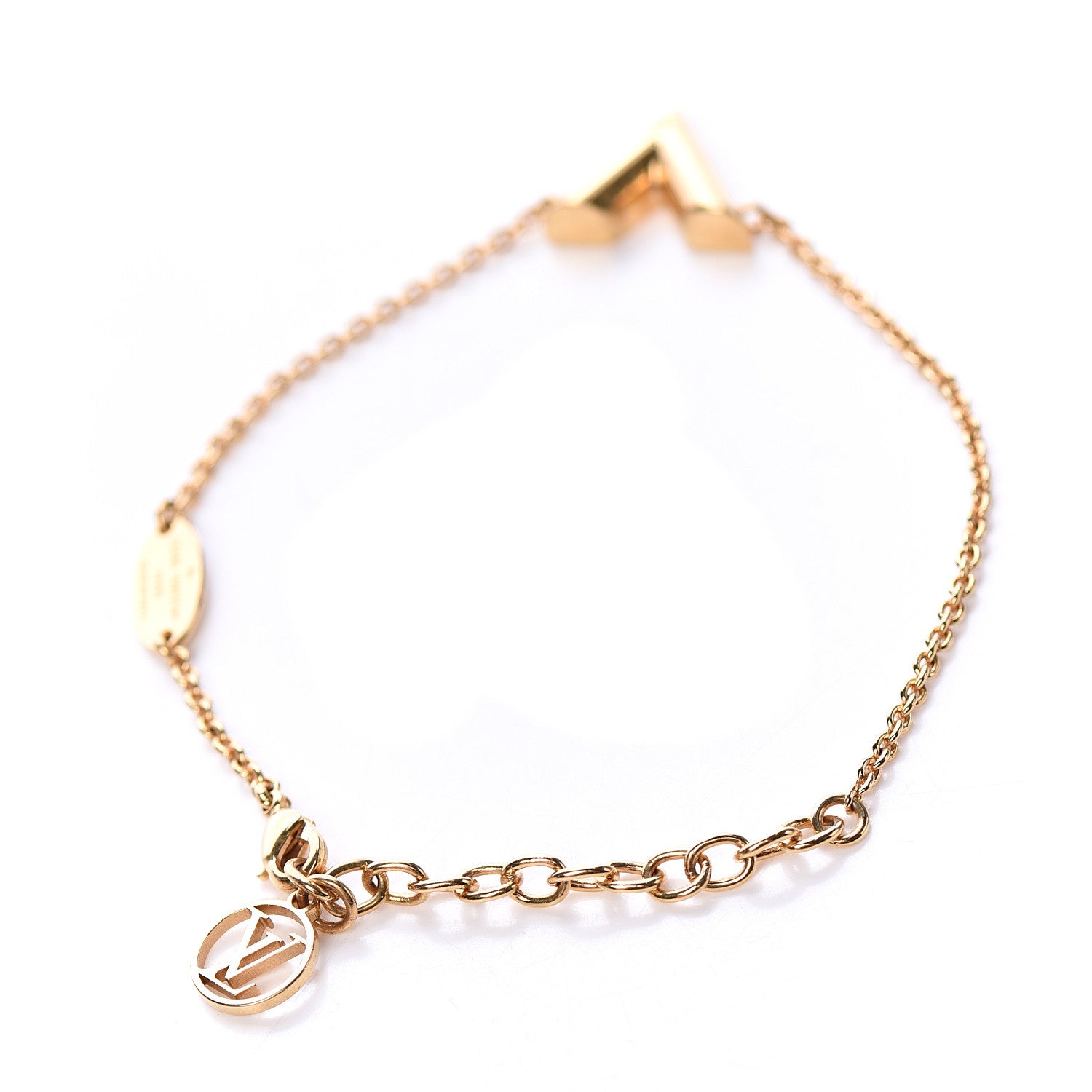 Louis Vuitton Essential V Bracelet Gold 2 of 5
